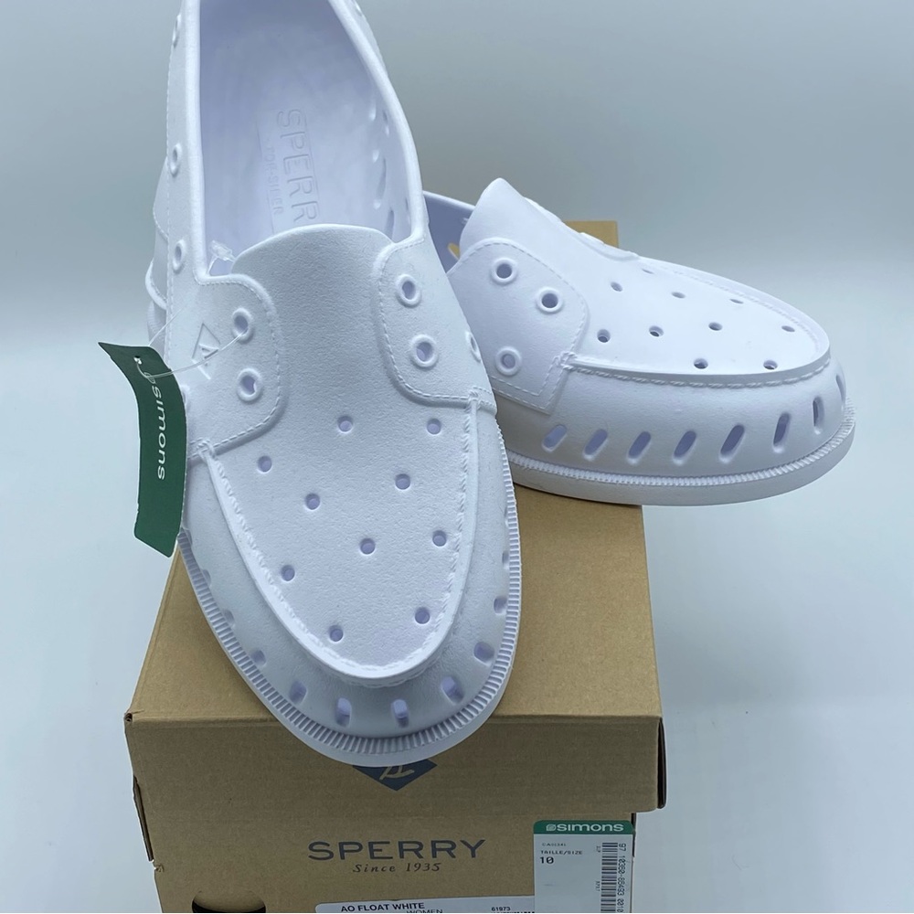 Sperry Women's White Boat Shoes